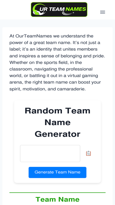 ourteamnames.com