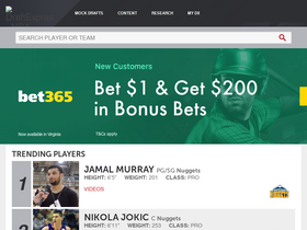 'draftexpress.com' screenshot