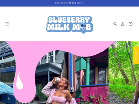 BlueberryMilkMob website screenshot