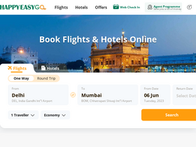'happyeasygo.com' screenshot
