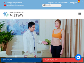 'benhvienvietmy.com' screenshot