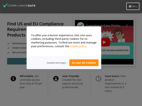 'compliancegate.com' screenshot