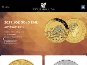 'swanbullion.com' screenshot