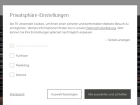 'tk.de' screenshot