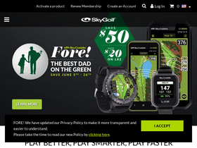 'skygolf.com' screenshot