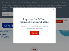 'onestop.co.uk' screenshot
