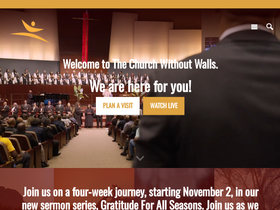 'churchwithoutwalls.org' screenshot