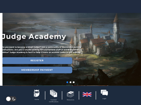 'judgeacademy.com' screenshot