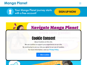 'mangaplanet.com' screenshot