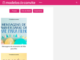 'modelosdeconvites.com.br' screenshot