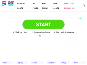 'fontforfree.com' screenshot