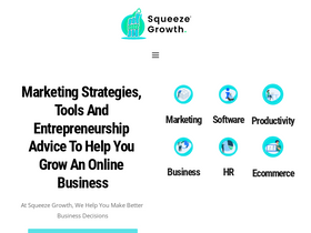 'squeezegrowth.com' screenshot