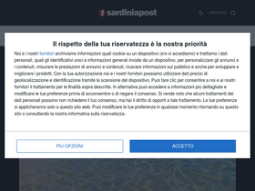 'sardiniapost.it' screenshot
