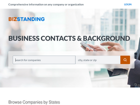 'bizstanding.com' screenshot