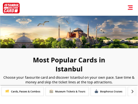 'istanbulwelcomecard.com' screenshot