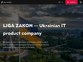 'ligazakon.ua' screenshot
