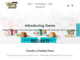 Myfancyfeast homepage screenshot