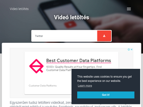 'letolt.hu' screenshot