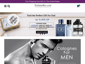 'theperfumebox.com' screenshot