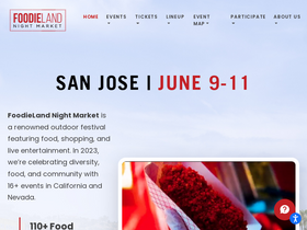 'foodielandnm.com' screenshot