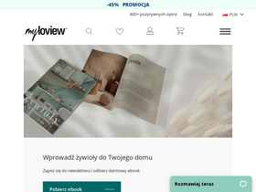 'myloview.pl' screenshot