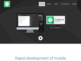 'droidscript.org' screenshot