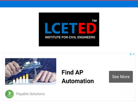 'lceted.com' screenshot