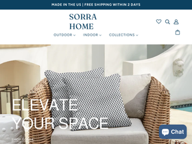 sorrahome.com homepage screenshot