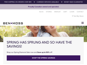 'benmoss.com' screenshot
