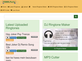 'fdmr.party' screenshot