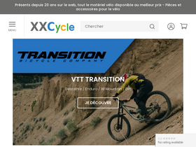 'xxcycle.fr' screenshot