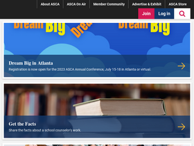 'schoolcounselor.org' screenshot