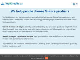 'top5credits.com' screenshot