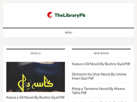 'thelibrarypk.com' screenshot