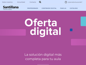'edupack.santillana.es' screenshot