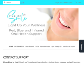 starlitesmile.com homepage screenshot