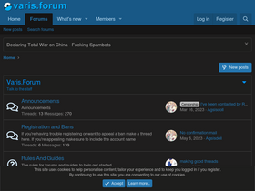 'varishangout.com' screenshot