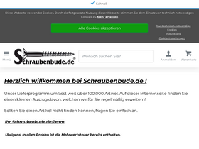 'schraubenbude.de' screenshot