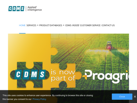 'cdms.net' screenshot