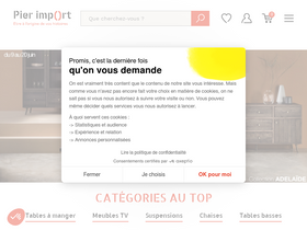 'pierimport.fr' screenshot