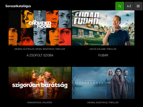 'sorozatkatalogus.xyz' screenshot