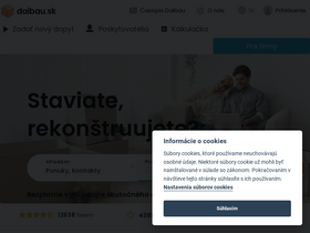 'daibau.sk' screenshot