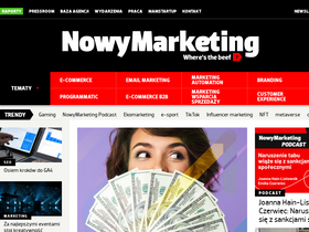 'nowymarketing.pl' screenshot