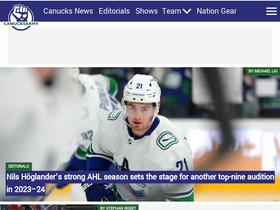 'canucksarmy.com' screenshot