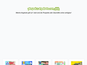 'prospekt-angebote.com' screenshot