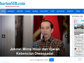 'hariansib.com' screenshot