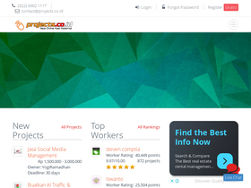 'projects.co.id' screenshot