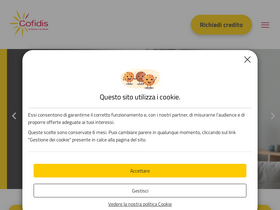 'cofidis.it' screenshot