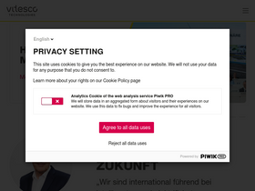 'vitesco-technologies.com' screenshot