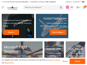 'flightsimwebshop.com' screenshot